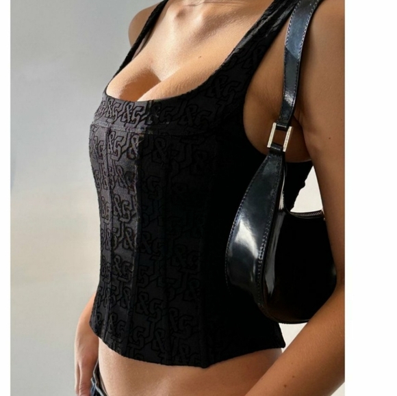 jgr & stn Tops - Jgr & stn abbey corset top
